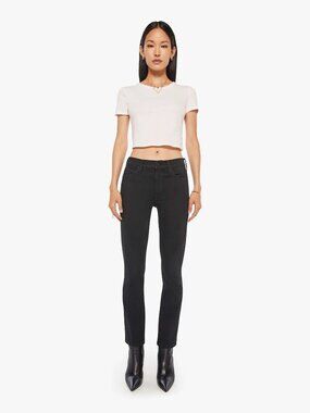 Mother The Mid Rise Dazzler Stretch Ankle Jeans in Not Guilty - Sz 27
